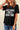 Letter Graphic Round Neck Short Sleeve T-Shirt - Street Rider Apparel
