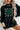 Rhinestone Checkered Lucky Clover Round Neck Sweatshirt - Street Rider Apparel