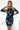 Numoco 13-160 Sporty dress - colorful flowers on a dark blue background-0