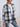 Plaid Collared Neck Button Down Jacket - Street Rider Apparel