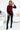 Numoco 140-23 Business blouse with long sleeves and front tie - burgundy-1