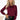 Numoco 140-23 Business blouse with long sleeves and front tie - burgundy-0