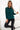 Numoco 140-24 Business blouse with long sleeves and tie at front - green-2