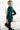 Numoco 140-24 Business blouse with long sleeves and tie at front - green-1