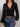 Lace Patchwork Plunge Long Sleeve Blouse - Street Rider Apparel