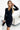 Numoco 170-13 Lace dress with neckline - black-0
