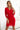 Numoco 170-16 Lace dress with long sleeves and neckline - red-3
