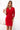 Numoco 170-16 Lace dress with long sleeves and neckline - red-0
