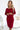 Numoco 189-11 Cotton dress with back neckline - burgundy-2
