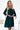 Numoco 195-11 ALICE Trapeze dress with bows - green-3