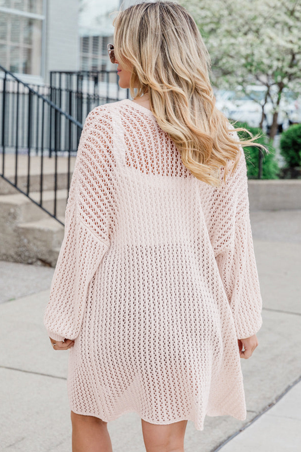 Airy Chic Crochet Cardigan-1