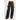 Layla Women's Real Leather Wide Leg Pants Black-1