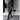 Rosie Women's Genuine Leather Mid Length Skirt Black-0