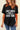 Letter Graphic Round Neck Short Sleeve T-Shirt - Street Rider Apparel