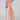 Pink Leopard Color Block Patchwork Strap Jumpsuit