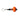 Key Chain Round | Orange Synthetic Amber & Assorted Beads-0