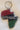 Key Chain African Beaded Map | Customized-0