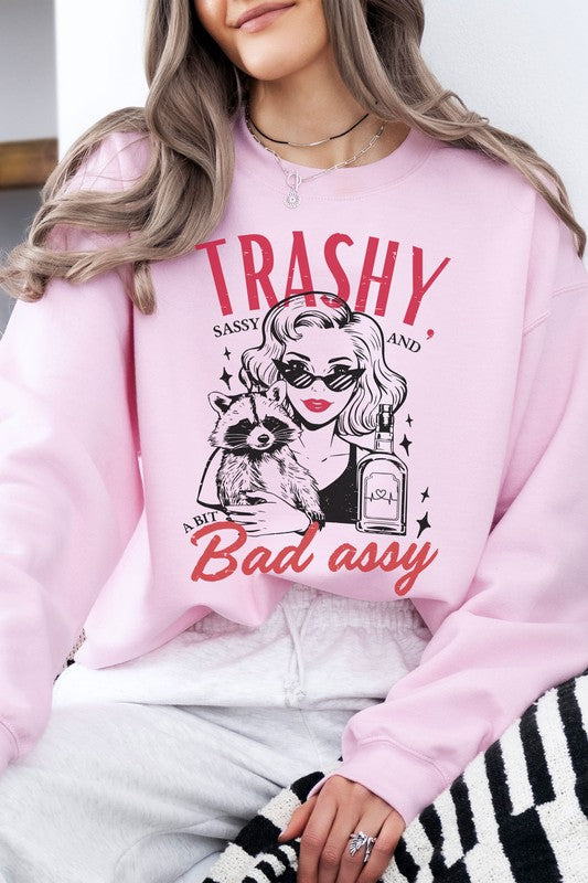 Baddie Girly Retro, Sassy Sweatshirt