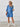 Button Up Flounce Sleeve Mini Denim Dress - Street Rider Apparel