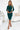 Numoco 237-5 KELLY Elegant dress with a neckline - GREEN-1