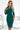 Numoco 237-5 KELLY Elegant dress with a neckline - GREEN-2