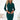Numoco 237-5 KELLY Elegant dress with a neckline - GREEN-0