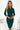 Numoco 237-5 KELLY Elegant dress with a neckline - GREEN-0