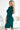 Numoco 237-5 KELLY Elegant dress with a neckline - GREEN-3