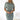 Numoco 240-4 ROXI dress with asymmetrical skirt and belt - olive color-0