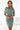 Numoco 240-4 ROXI dress with asymmetrical skirt and belt - olive color-0
