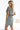 Numoco 240-4 ROXI dress with asymmetrical skirt and belt - olive color-2