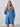 Button Up Flounce Sleeve Mini Denim Dress - Street Rider Apparel