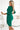 Numoco 255-4 IRIS Pleat Dress with Neckline - Green-2