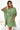 Numoco 287-27 SOFIA Butterfly dress with a binding at the waist - olive color-0