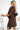 Numoco 287-33 SOFIA Butterfly dress with a binding at the waist - chocolate color-1
