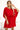 Numoco 287-35 SOFIA Butterfly Dress with Waist Tie - Red-0
