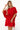 Numoco 287-35 SOFIA Butterfly Dress with Waist Tie - Red-3