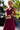 Numoco 299-19 CHIARA elegant long maxi dress with straps - fuchsia with glitter-1