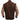 Mens B Logo Varsity Flight Bomber Brown Wool Jacket Trevor-1