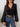 Lace Patchwork Plunge Long Sleeve Blouse - Street Rider Apparel