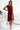 Numoco 311-15 LILA Pleated dress with short sleeves - color burgundy-1