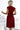 Numoco 311-15 LILA Pleated dress with short sleeves - color burgundy-2