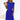 Numoco 311-16 LILA Pleated dress with short sleeves - Royal Blue-0