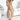 Numoco 315-6 EMILY Pleated dress with ruffles on the shoulders and neckline - beige-0