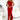 Numoco 317-4 One shoulder long dress - red-0