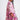 3/4 Sleeve Mini Dress in Pink