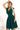 Numoco 348-11 SCARLETT - flared dress with a neckline - green-0