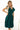 Numoco 348-11 SCARLETT - flared dress with a neckline - green-3
