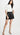 Matilda Women's Real Leather Stylish Shorts Black-3