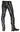Harrison Men's Real Leather Quilted Pants Black-2